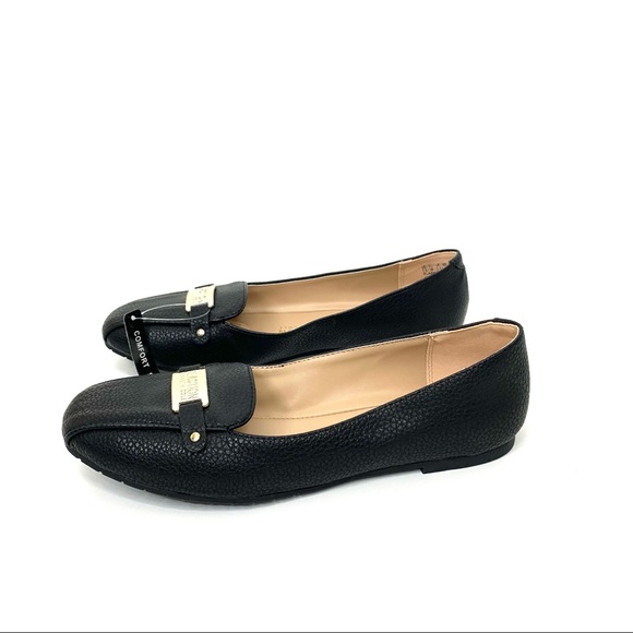 Kenneth Cole Flash Time Black Faux Pebbled Leather Comfort Loafers New Nwt - Picture 4 of 15